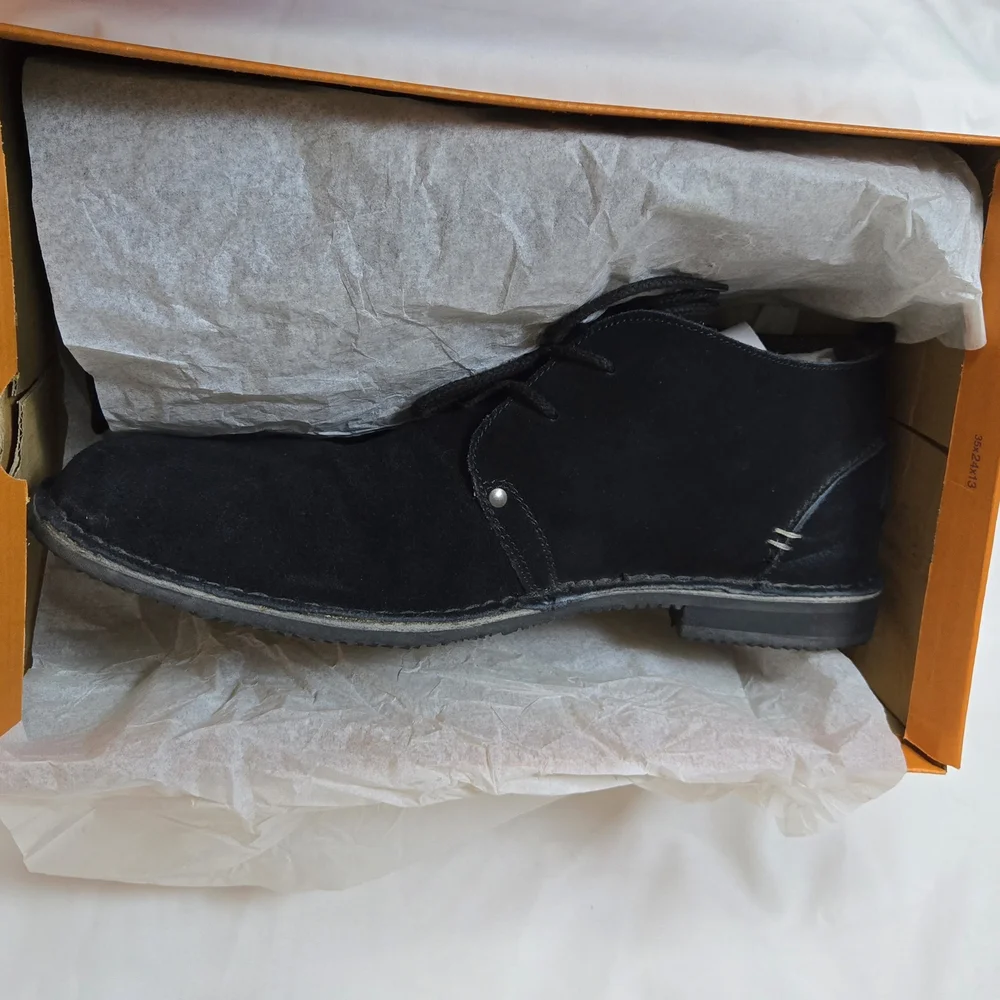 Rocket Dog Men's Y2K Black Esquire Classic Business‎ Casual Chukka Boots 13 Vtg